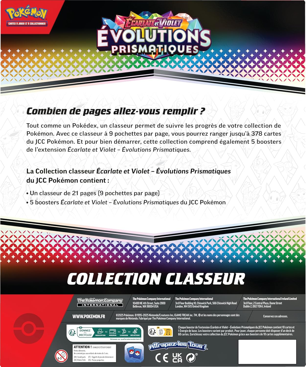 Classeur Écarlate et Violet – Évolutions Prismatiques